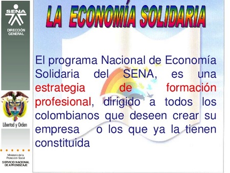 Curso de Economia Solidaria en SENA